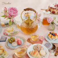 Glass Teapot with Removable Stainless Steel Infuser, herbal teapot