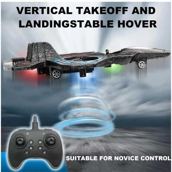 Trendiest Remote Control Fighter Jet Drone for Ages 14+, RC Airplane with LED Lights, 360° Flip, Durable EPP Foam Stunt Drone Gift for Teens & Adults drone 
