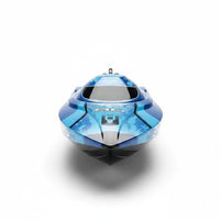 Trendiest high-speed remote control racing boat in blue with aerodynamic design and dynamic graphics