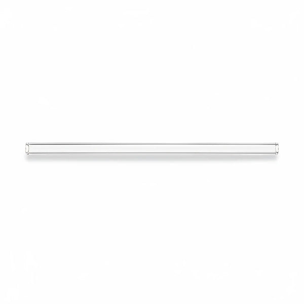 Trendiest clear reusable glass straw for ribbed glass tumbler set