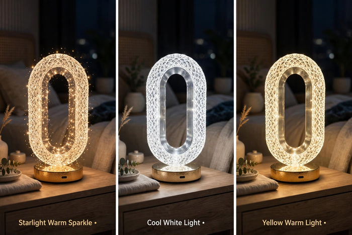 Trendiest rechargeable table lamp with a compact cordless design.