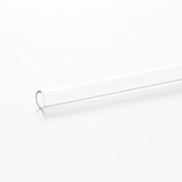 Trendiest reusable clear glass straw for ribbed tumbler set on a white background